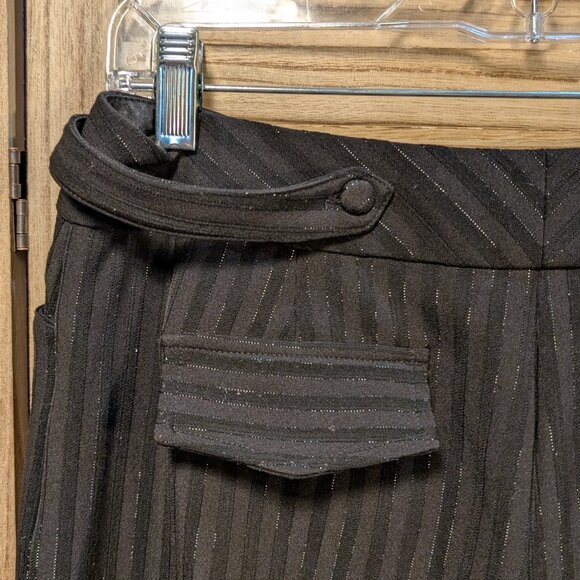 Worthington Petite Modern Fit Black Pinstripe Pants Size 6P - Picture 8 of 10